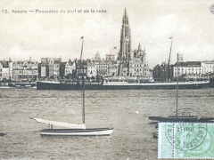 Anvers Panorama du port et de la rade