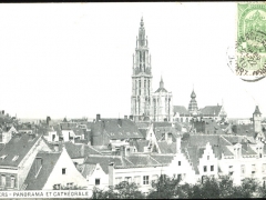 Anvers Panorama et Cathedrale