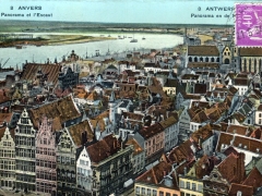 Anvers Panorama et l'Escaut