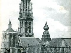 Anvers Vue generale de la Cathedrale