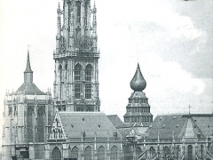 Anvers Vue generale de la Cathedrale