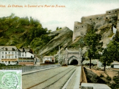 Bouillon Le Chateau le Tunnel et le Pont de France