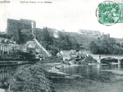 Bouillon Pont de France et le chateau