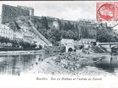 Bouillon Vue de Chateau et l'entree du Tunnel