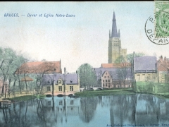 Bruges Dyver et Eglise Notre Dame