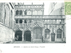 Bruges Eglise du Saint Sang Facade