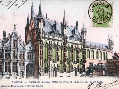 Bruges Palais de Justice Hotel de Ville