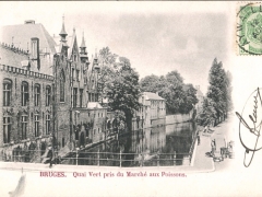 Bruges Quai Vert pris du Marche aus Poissons