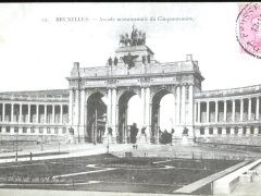 Bruxelles Arcade monumentale du Cinquantenaire