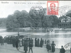 Bruxelles Bois la Cambre Le Lac et le chalet Robinson