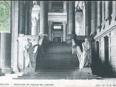Bruxelles Escalier du Palais de Justice