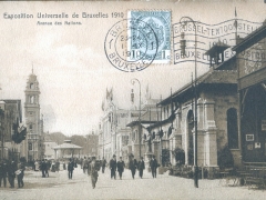 Bruxelles Exposition 1910 Avenue des Nations