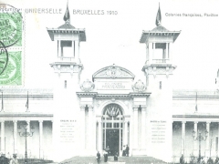 Bruxelles Exposition 1910 Colonies francaises Pavillon