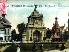 Bruxelles Exposition 1910 Entree Principale de Bruxelles Kermesse
