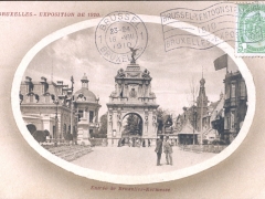 Bruxelles Exposition 1910 Entree de Bruxelles Kermesse