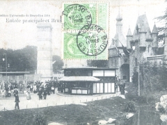 Bruxelles Exposition 1910 Entree principale
