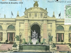 Bruxelles Exposition 1910 Facade Principale et Quadroga
