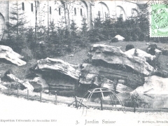 Bruxelles Exposition 1910 Jardin Suisse