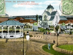Bruxelles Exposition 1910 La Section Allemande
