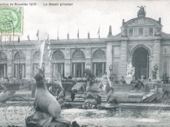 Bruxelles Exposition 1910 Le Bassin principal