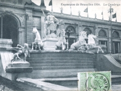 Bruxelles Exposition 1910 Le Quadrige