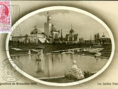 Bruxelles Exposition 1910 Les Jardins Francais