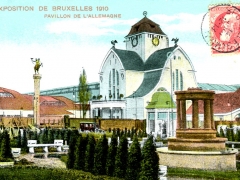 Bruxelles Exposition 1910 Pavillon de L'Allemagne