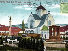 Bruxelles Exposition 1910 Pavillon de L'Allemagne