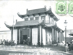 Bruxelles Exposition 1910 Pavillon de L'Indo-Chine