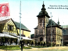 Bruxelles Exposition 1910 Pavillon de la Ville de Liege