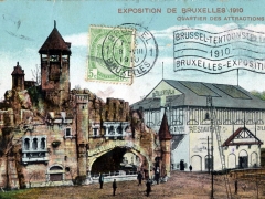 Bruxelles Exposition 1910 Quartier des Attractions