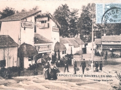 Bruxelles Exposition 1910 Village Senegalais