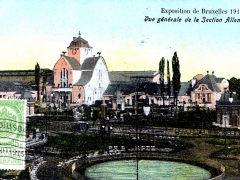 Bruxelles Exposition 1910 Vue generale de la Section Allemande