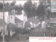 Bruxelles Exposition 1910 le Village Senegalais