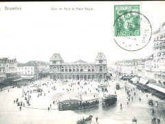 Bruxelles Gare du Nord et Place Rogier