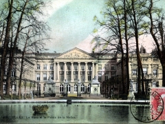 Bruxelles Le Parc et le Palais de la Nation