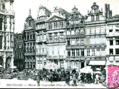 Bruxelles Maisons des Corporations Place de l'Hotel de Ville