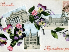 Bruxelles Mehrbildkarte