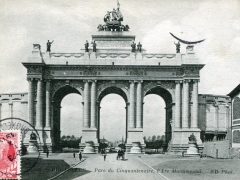 Bruxelles Parc du Cinquantenaire l'Arc Monumental