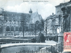 Bruxelles Square et eglise du Sablon