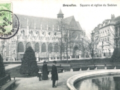 Bruxelles Square et eglise du Sablon