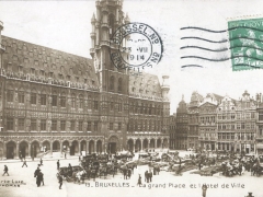 Bruxelles La grand Place et l'Hotel de Ville