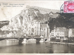 Dinant La Citadelle l'Eglise et le Pont
