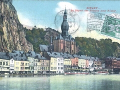 Dinant Le Depart des Bateaux pour Namur