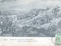 Dinant Prise de la Ville le 29 Mai 1678