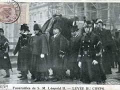 Funerailles de S M Leopold II Levee du Corps