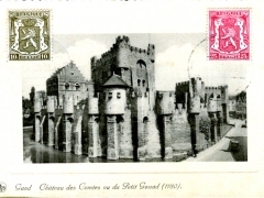 Gand Chateau des Comtes vu du Petit Gewad