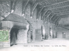 Gand La Chateau des Comtes La Salle des Fetes