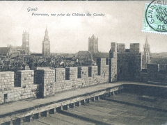 Gand Panorama vue prise da Chateau des Comtes
