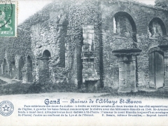 Gand Ruines de l'Abbaye St Bavon